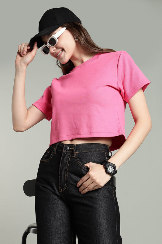 Pink - Crop Tops