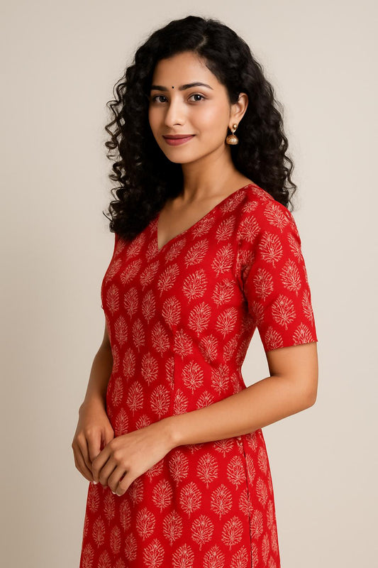 Women's Co-ord - Red | Premium Blend