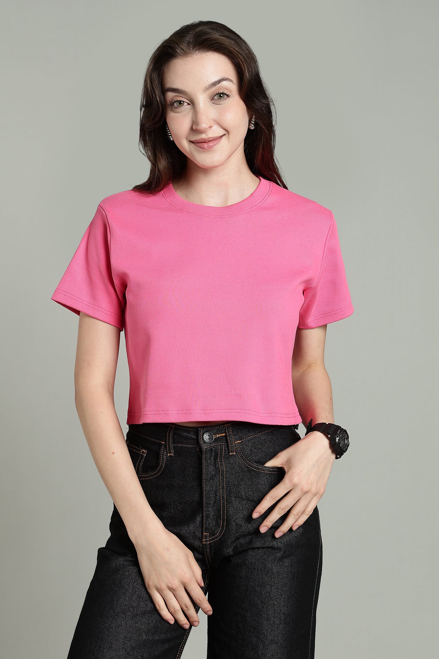 Pink - Crop Tops