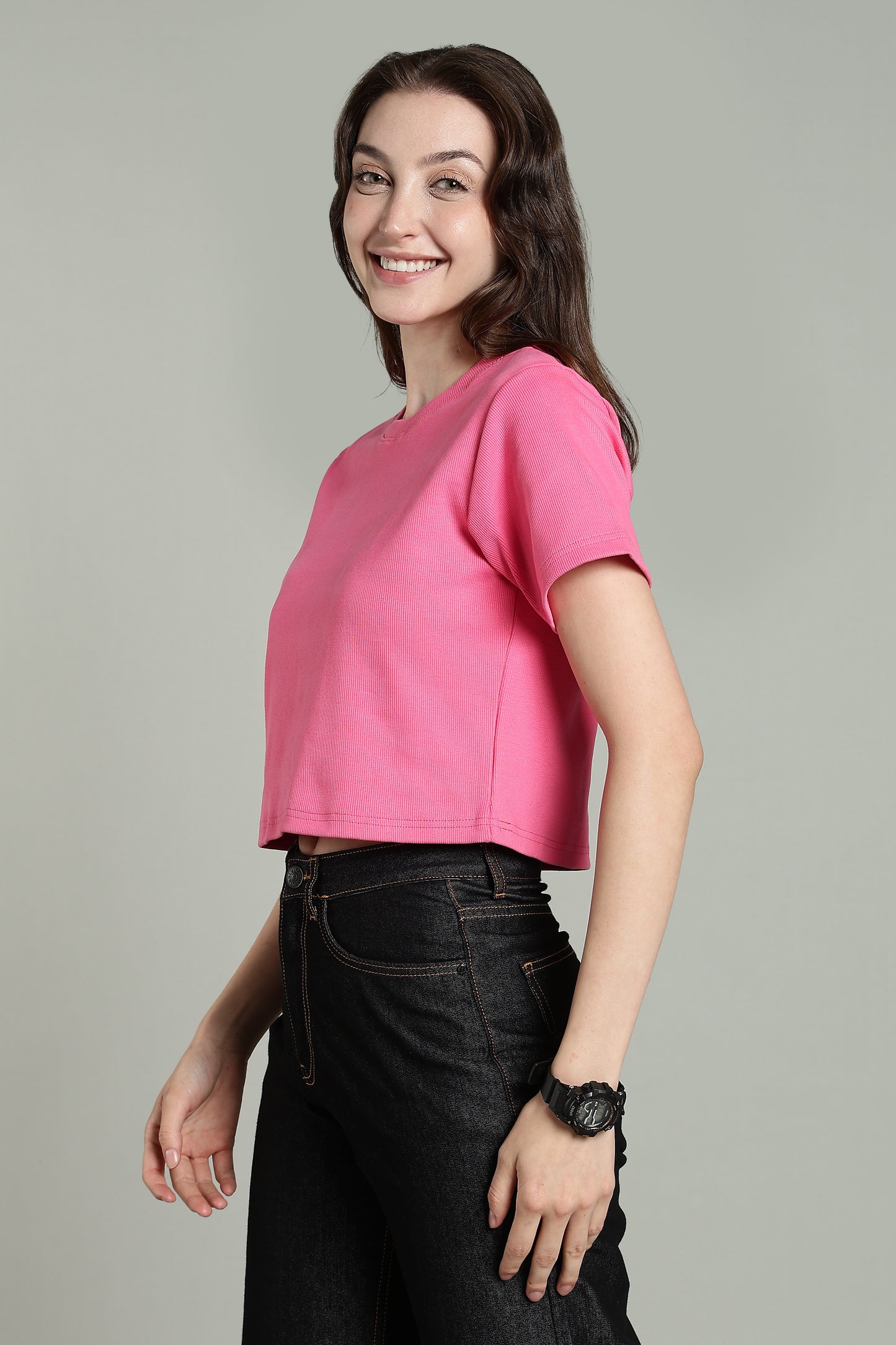 Pink - Crop Tops