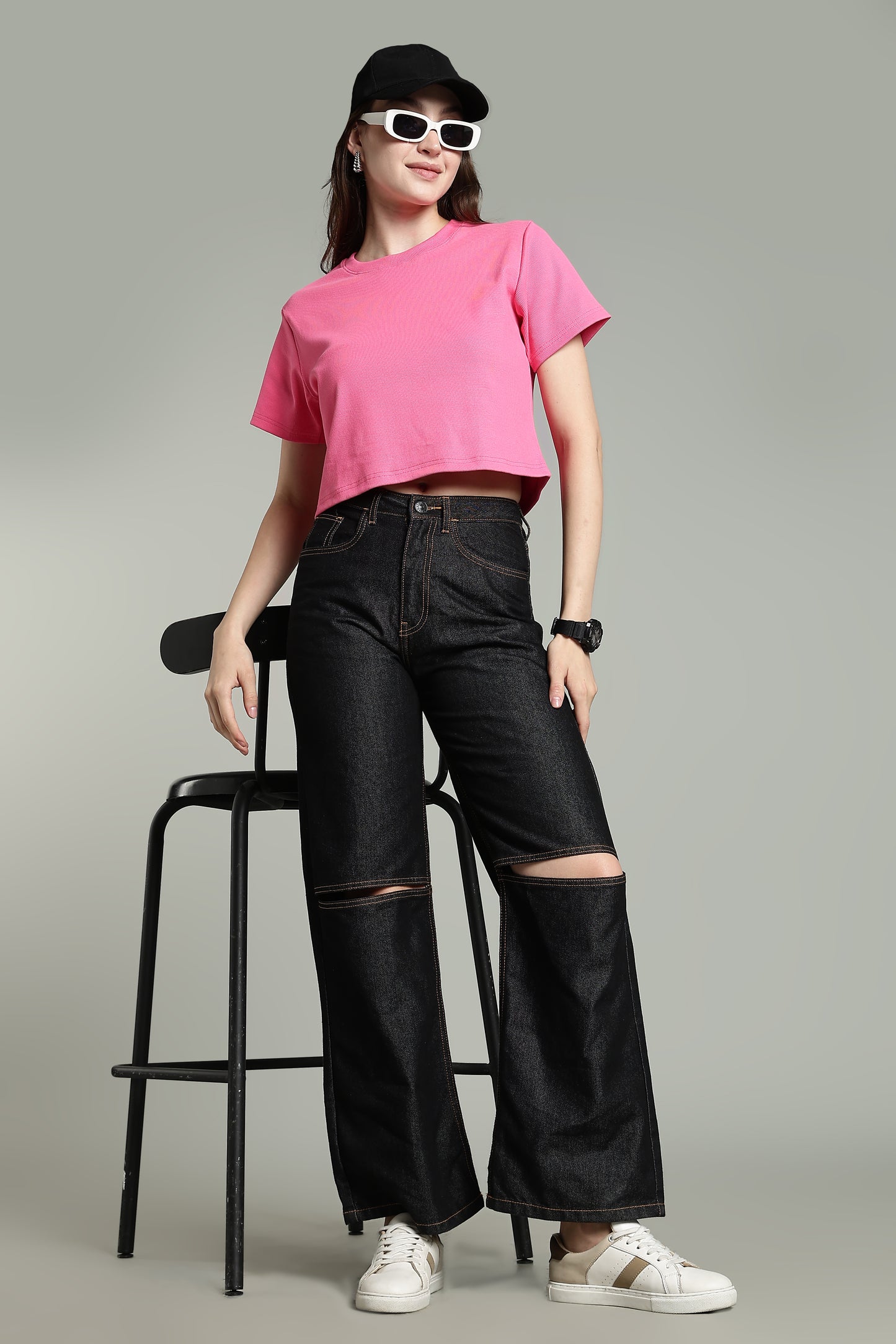 Pink - Crop Tops