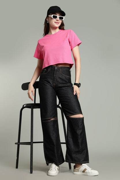 Pink - Crop Tops