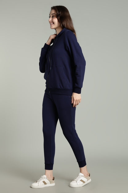 Navy - Zip Jogger Set