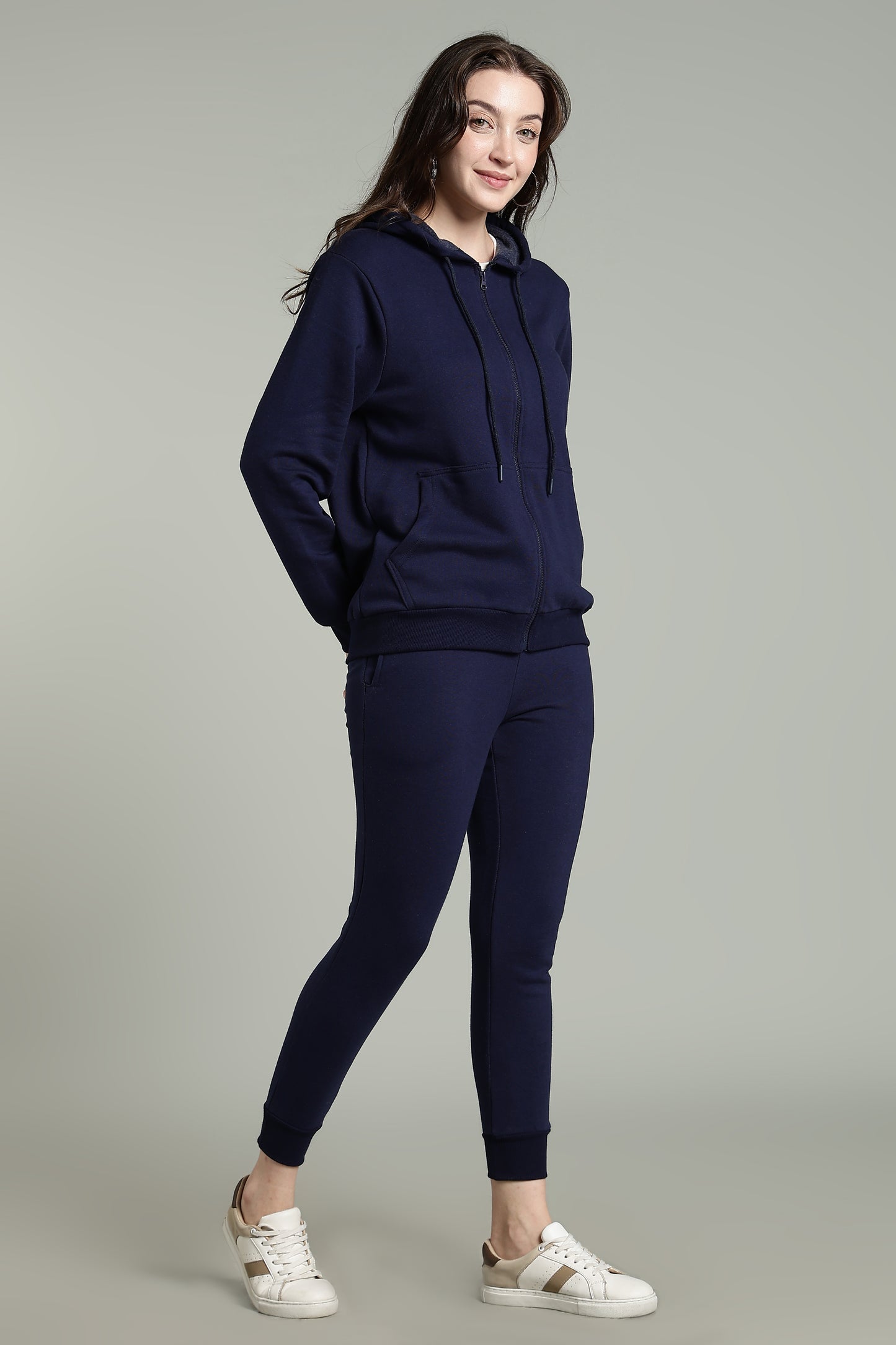 Navy - Zip Jogger Set