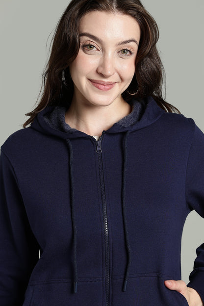 Navy - Zip Jogger Set