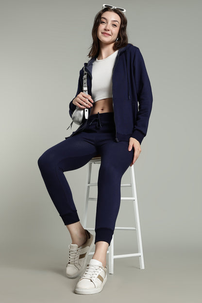 Navy - Zip Jogger Set