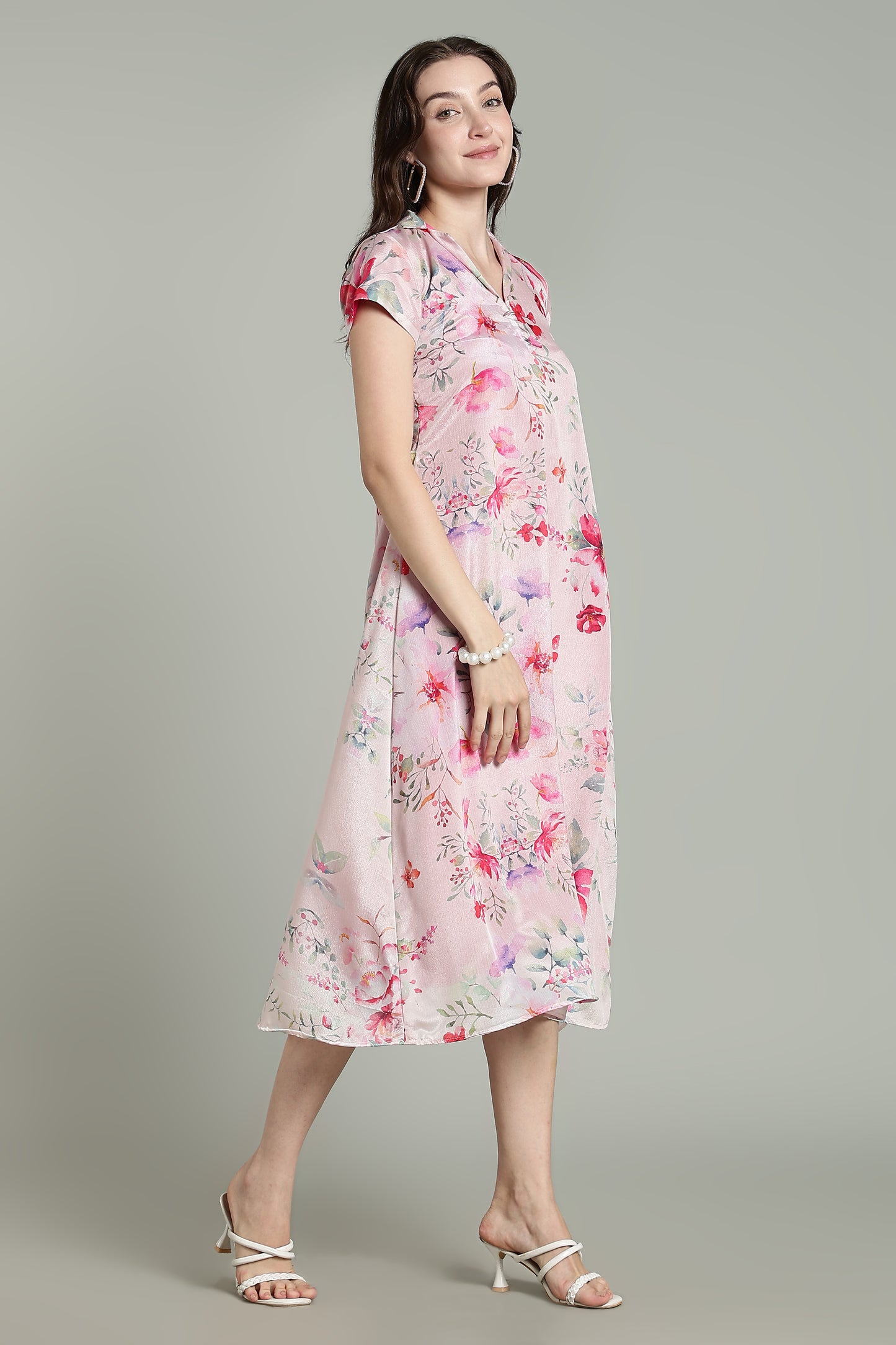 Pink Floral – Soft Blooms on Blush