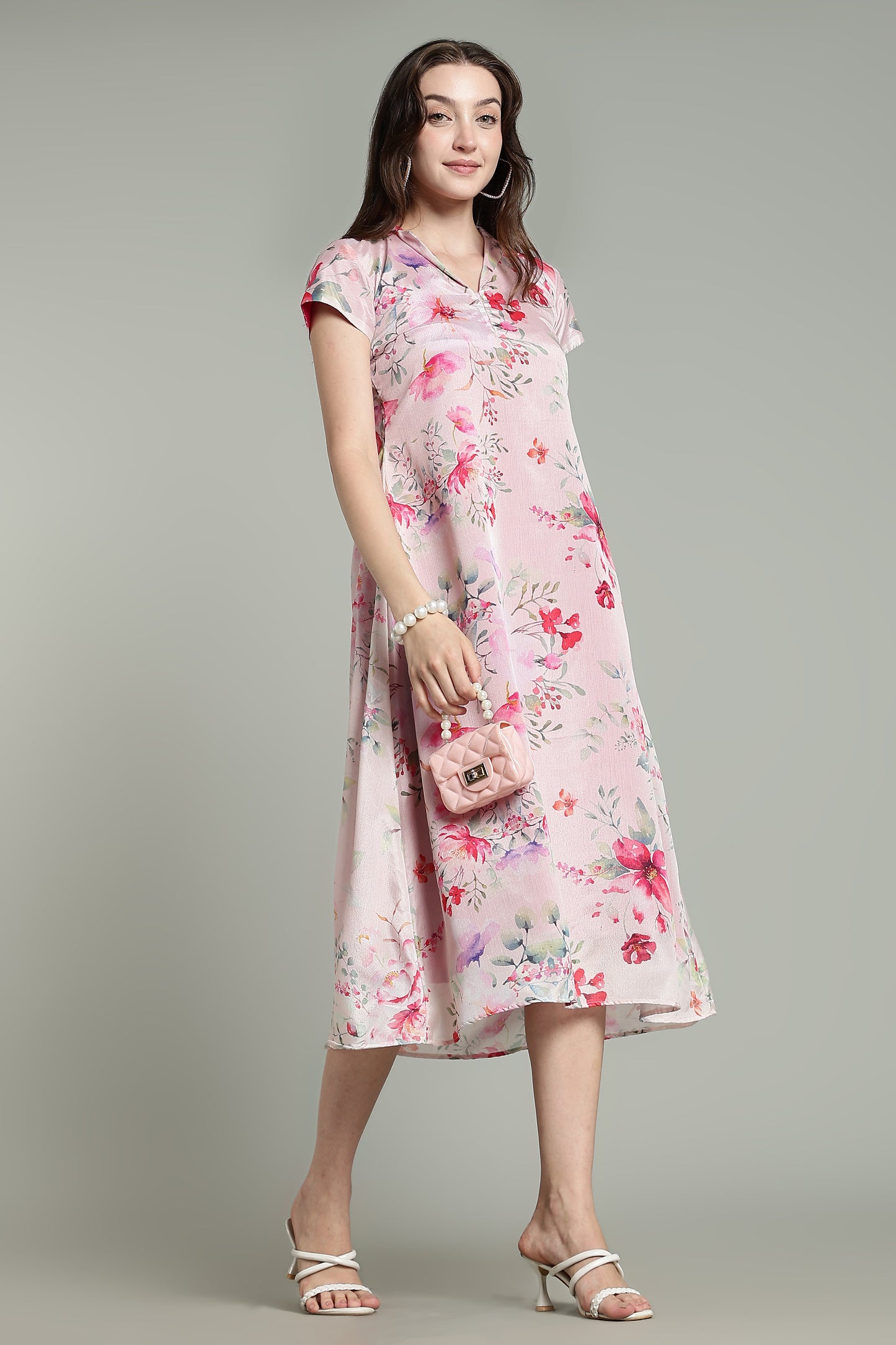Pink Floral – Soft Blooms on Blush