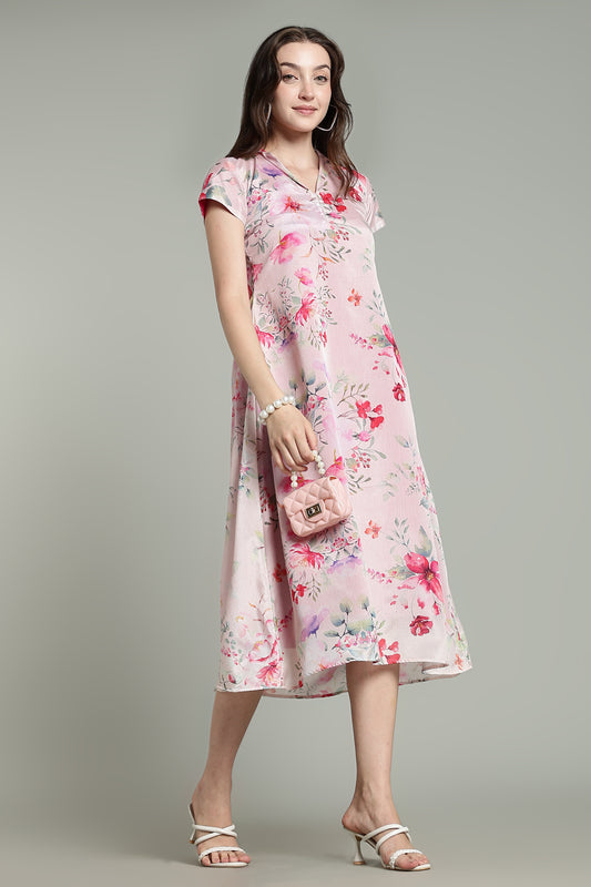 Pink Floral – Soft Blooms on Blush