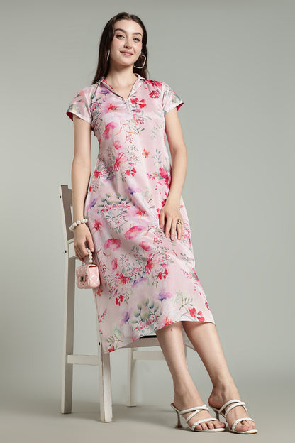 Pink Floral – Soft Blooms on Blush