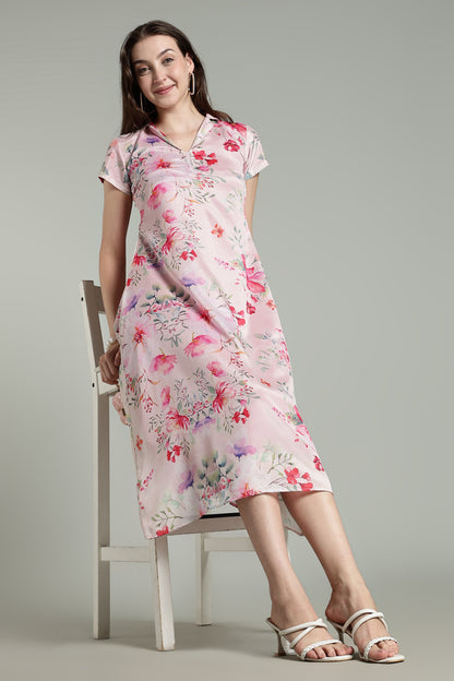 Pink Floral – Soft Blooms on Blush