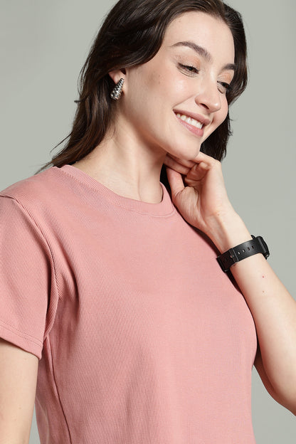 Peach - Crop Tops