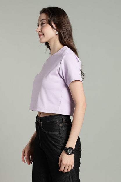 Purple - Crop Tops