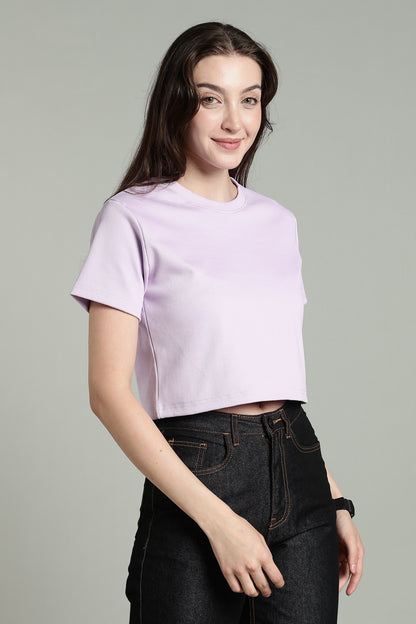 Purple - Crop Tops