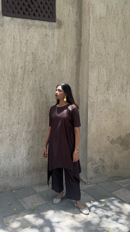 Women Co-ord- Dark Brown