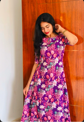 Purple Bloom - Garden Florals